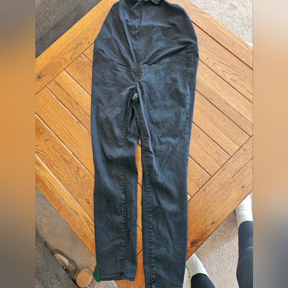 Madewell Maternity Black Skinny Jeans